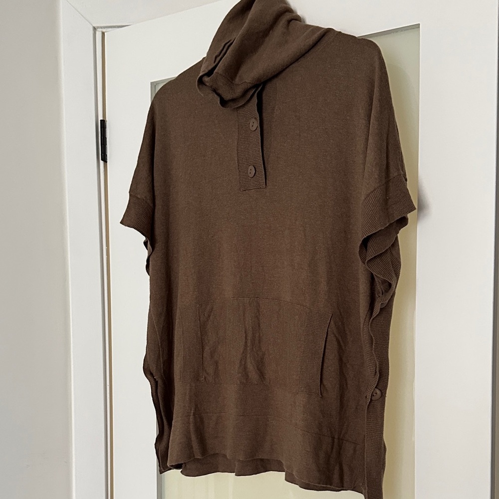 Casual Light Brown Knit Top